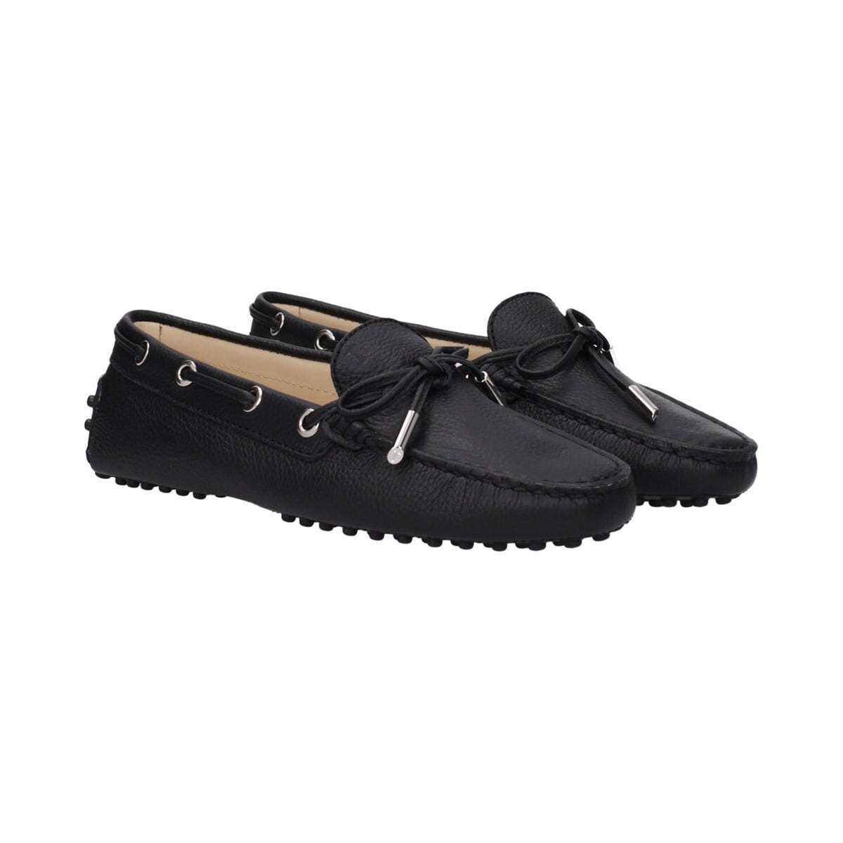 TOD'S トッズ レディース ローファー レザー ブラック