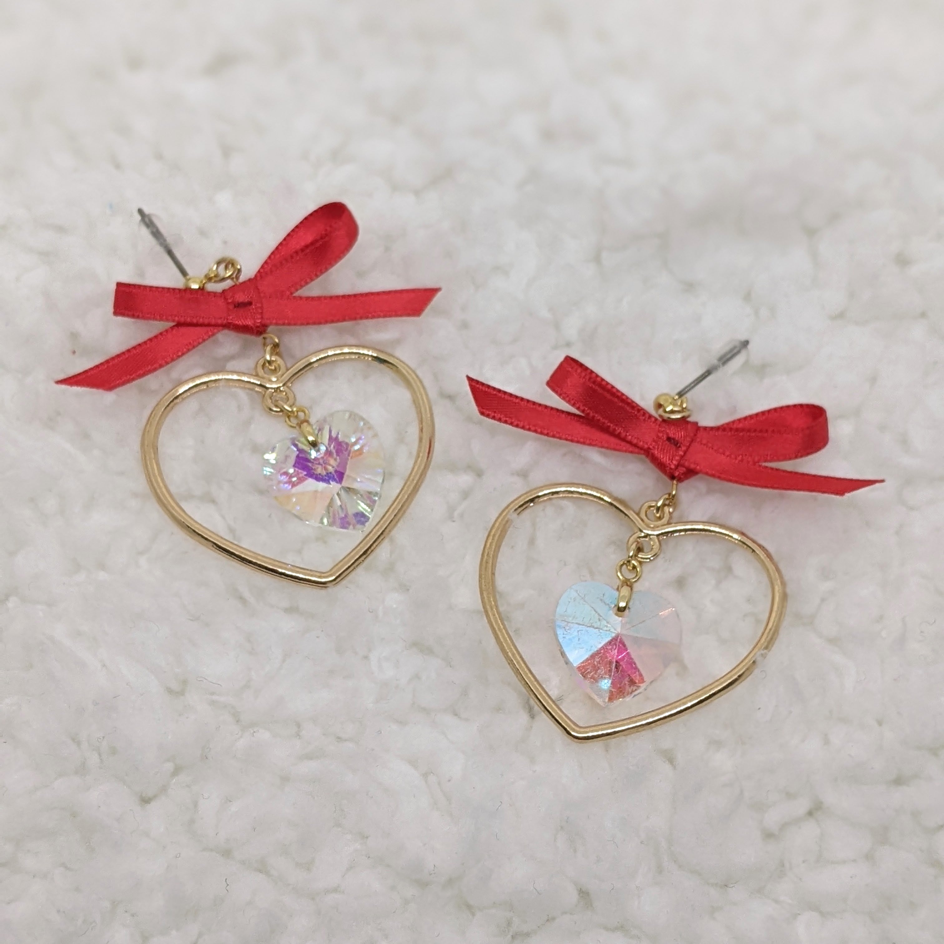 ハート フープ ピアス | Creamyu