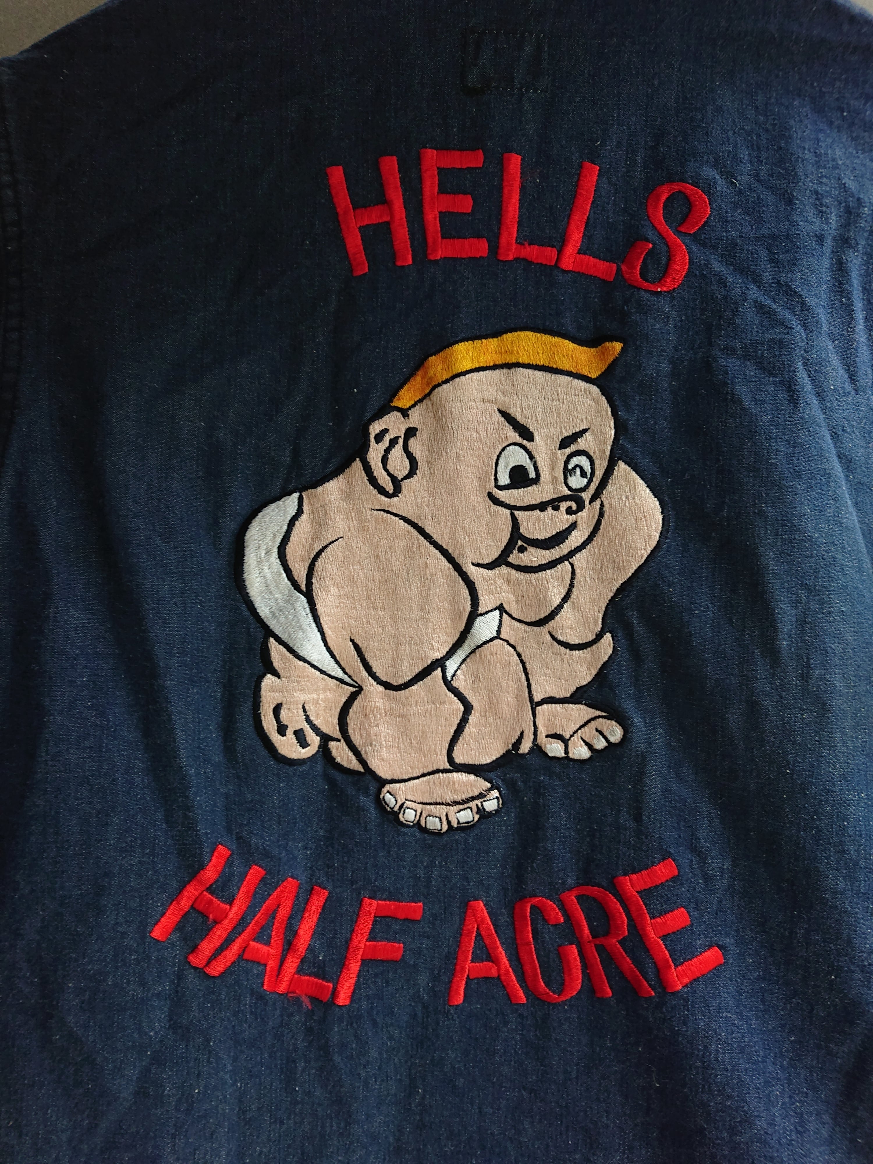 1960s US NAVY DENIM SOUVENIR JACKET | BOW & ARROW WEB STORE