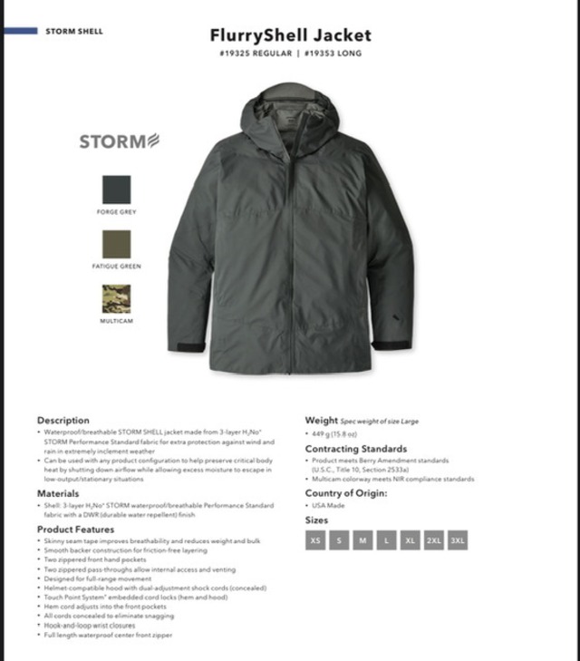 パタゴニア フラーリー シェルジャケット ロストアロー Patagonia Flurry Shell Jacket Lost Arrow Project 画像16
