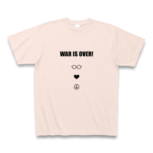 WAR IS OVER! ジョン・レノンリスペクトTシャツ