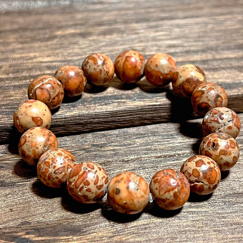 採掘禁止になり超希少!【限定入荷】龍宮舎利 ブレスレット ⑦ 14㎜ タイ産 17㎝ サイズ変更可能