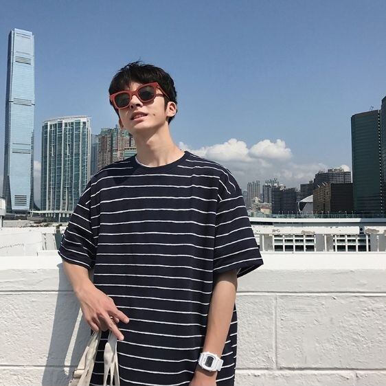 全4色 ボーダー バイカラー メンズ Tシャツ カットソー 