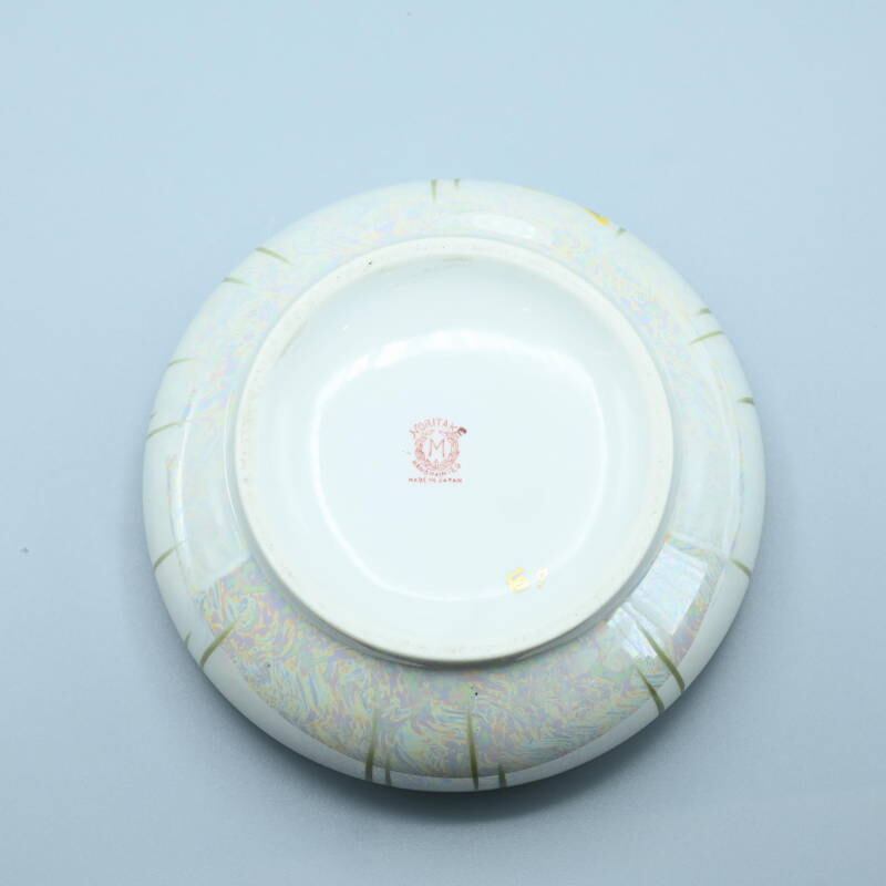 Noritake オールドノリタケ アールデコラスター彩女性文キャンディ