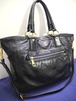 ◆PRADA プラダ A4対応 ビジネス可 ハンド・ショルダー2way レザー トート バッグ 黒◆ PRADAロゴが主張する高級感漂う希少な2wayモデル♪