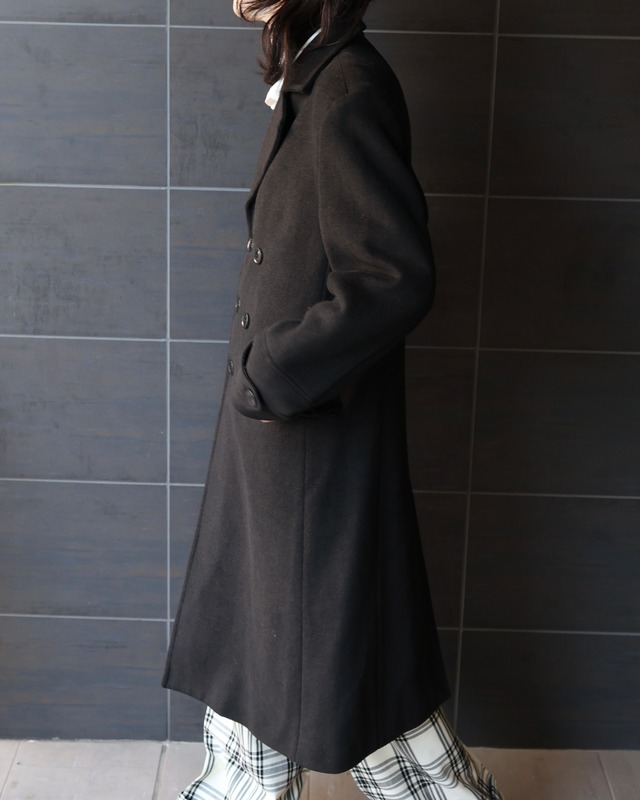 double breasted 6b long coat