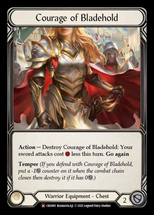 CRU081【Warrior】Courage of Bladehold 画像