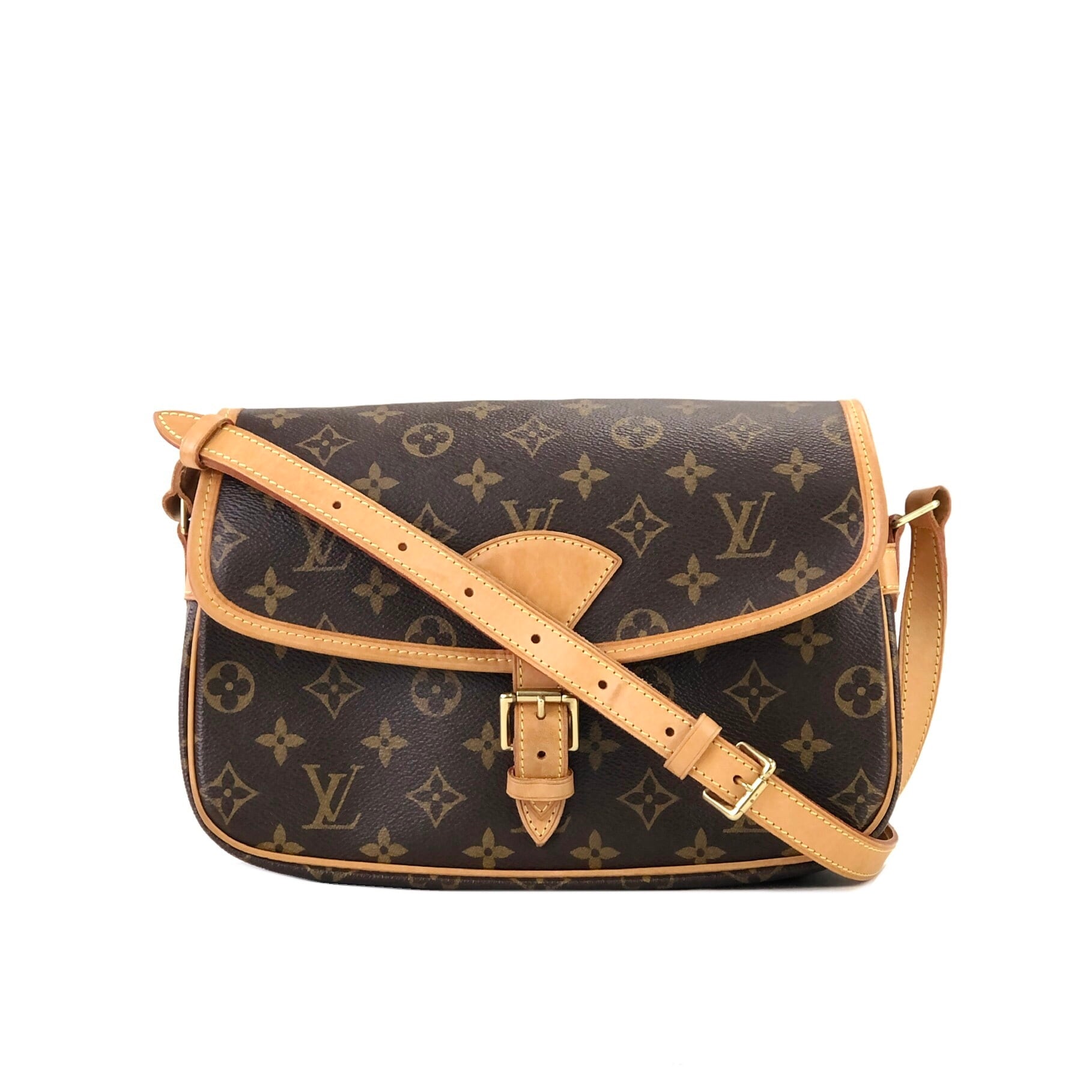 LOUIS VUITTON ルイヴィトン ヴィトン モノグラム M42250 ソローニュ ショルダーバッグ ブラウン vintage ヴィンテージ  オールド t3bayh VintageShop solo