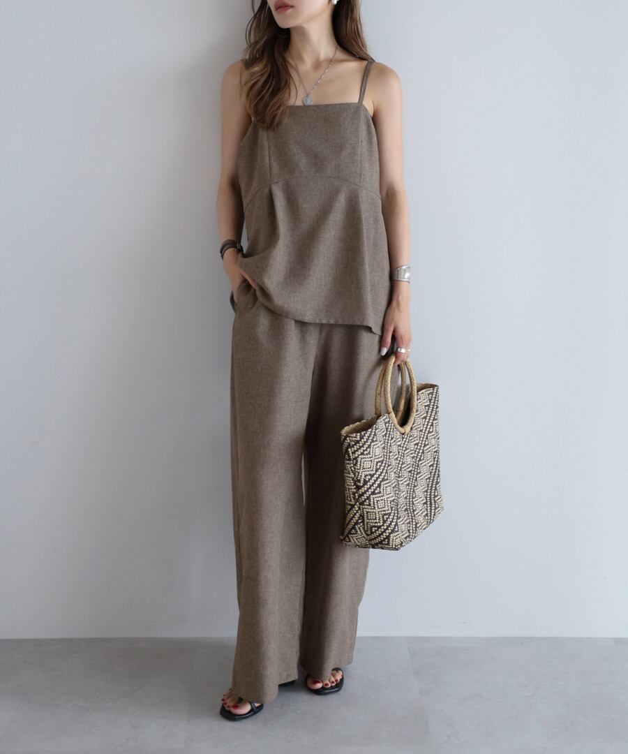 セットアップ風キャミソールオールインワン【s-40022】.