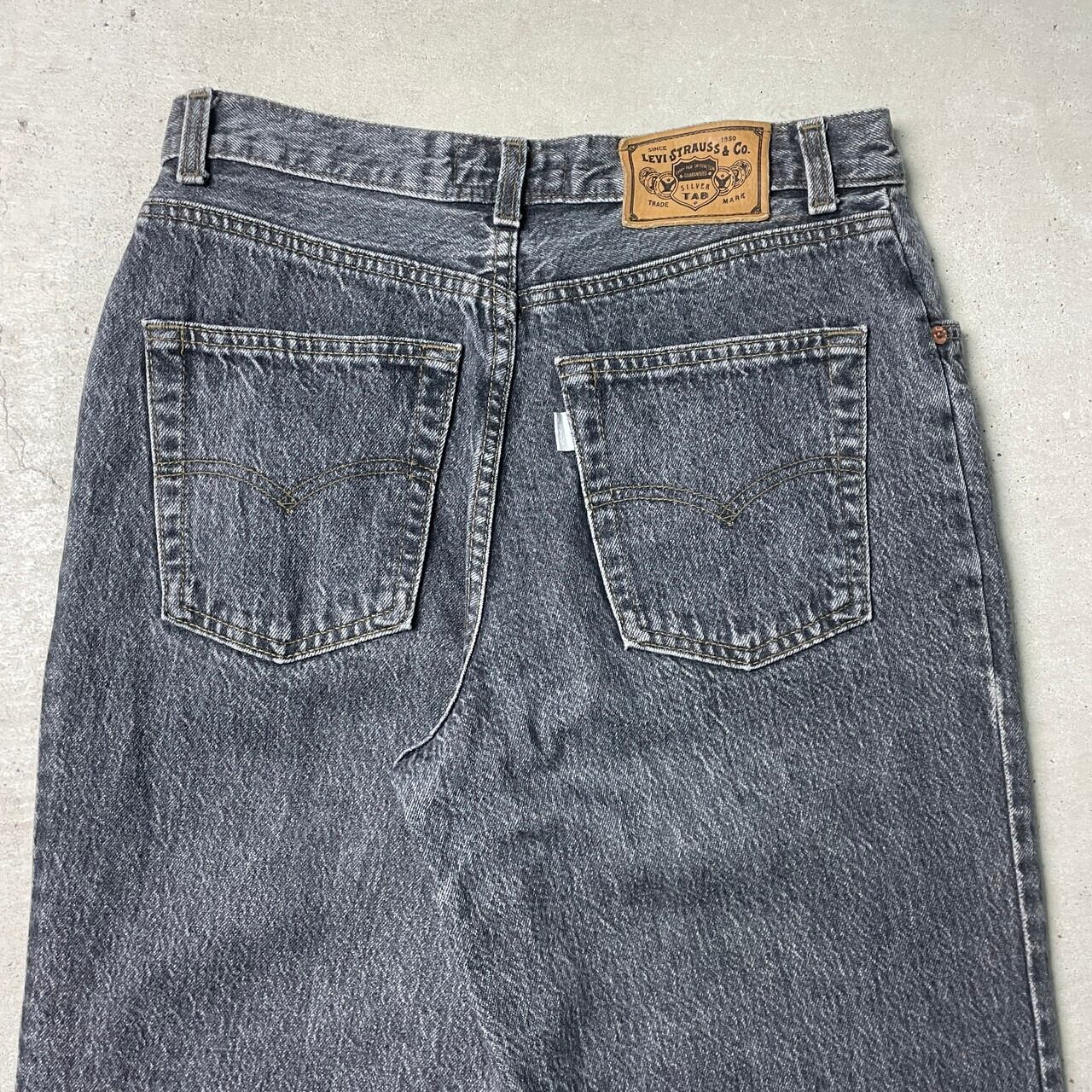 90年代 フランス製 Levi's ユーロリーバイス 726 先染め ブラック