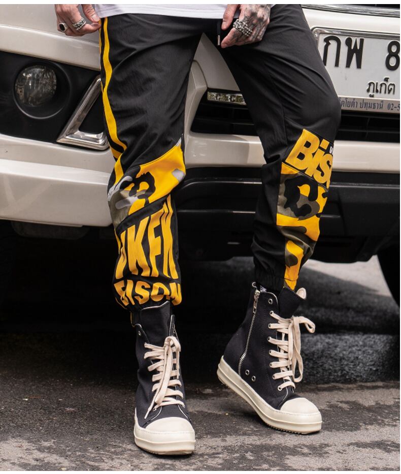 全2色 スウェットパンツ プリント カジュアル ストリート