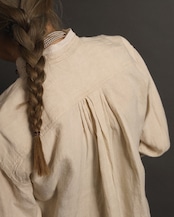 1930-40's Ecru / Lace Blouse