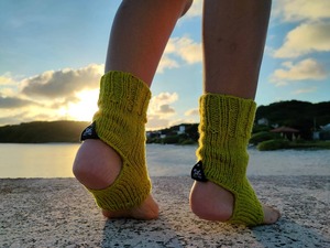 アンクルウォーマー ブリティッシュスタイル　ブライトグリーン　My Kinda Body
