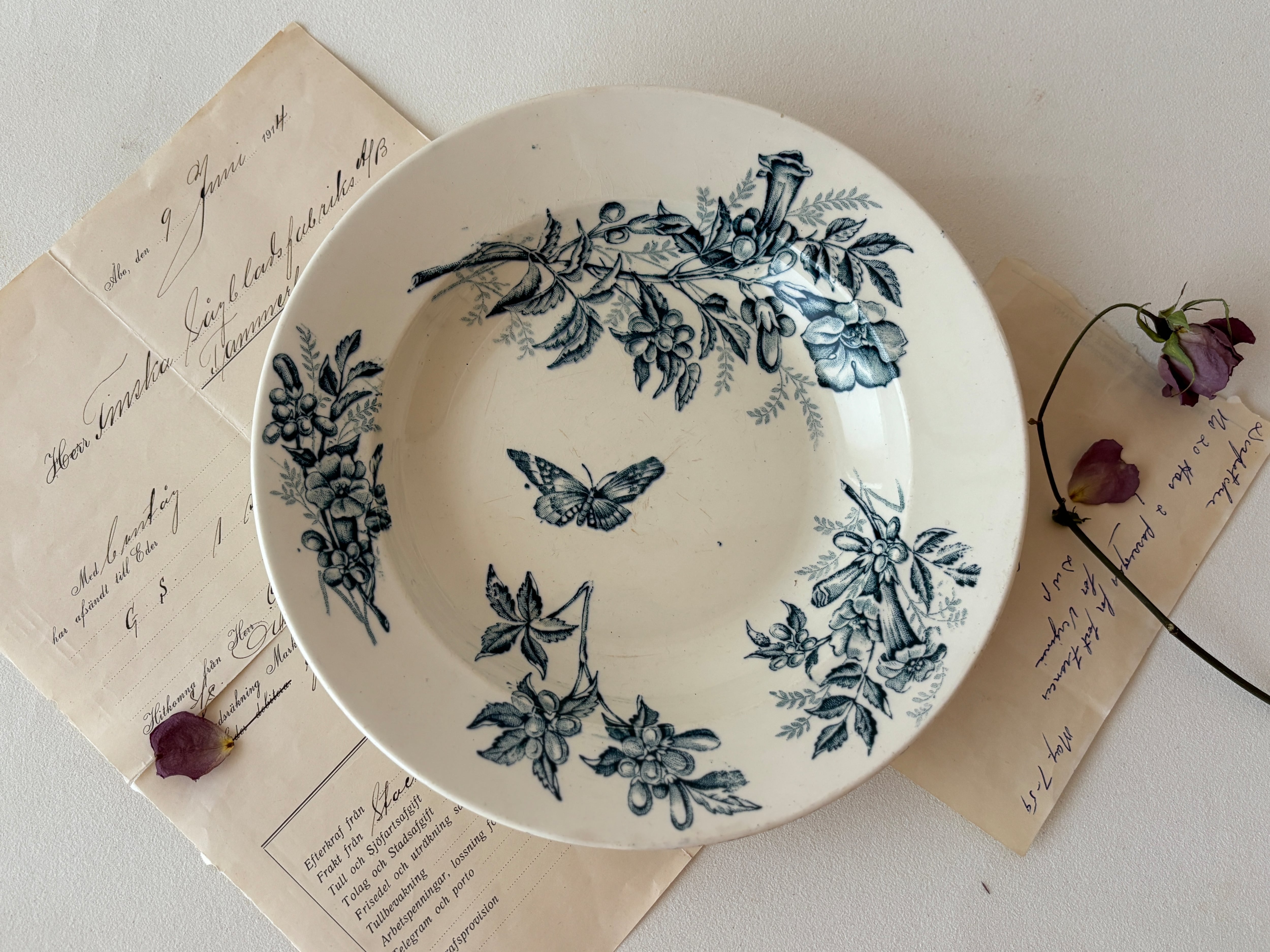 Badonviller Jasmin /バドンヴィレー ジャスミン 美しいスーププレート