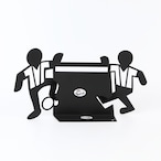 Arti e Mestieri フォトフレーム（フットボール）ブラック  258-27