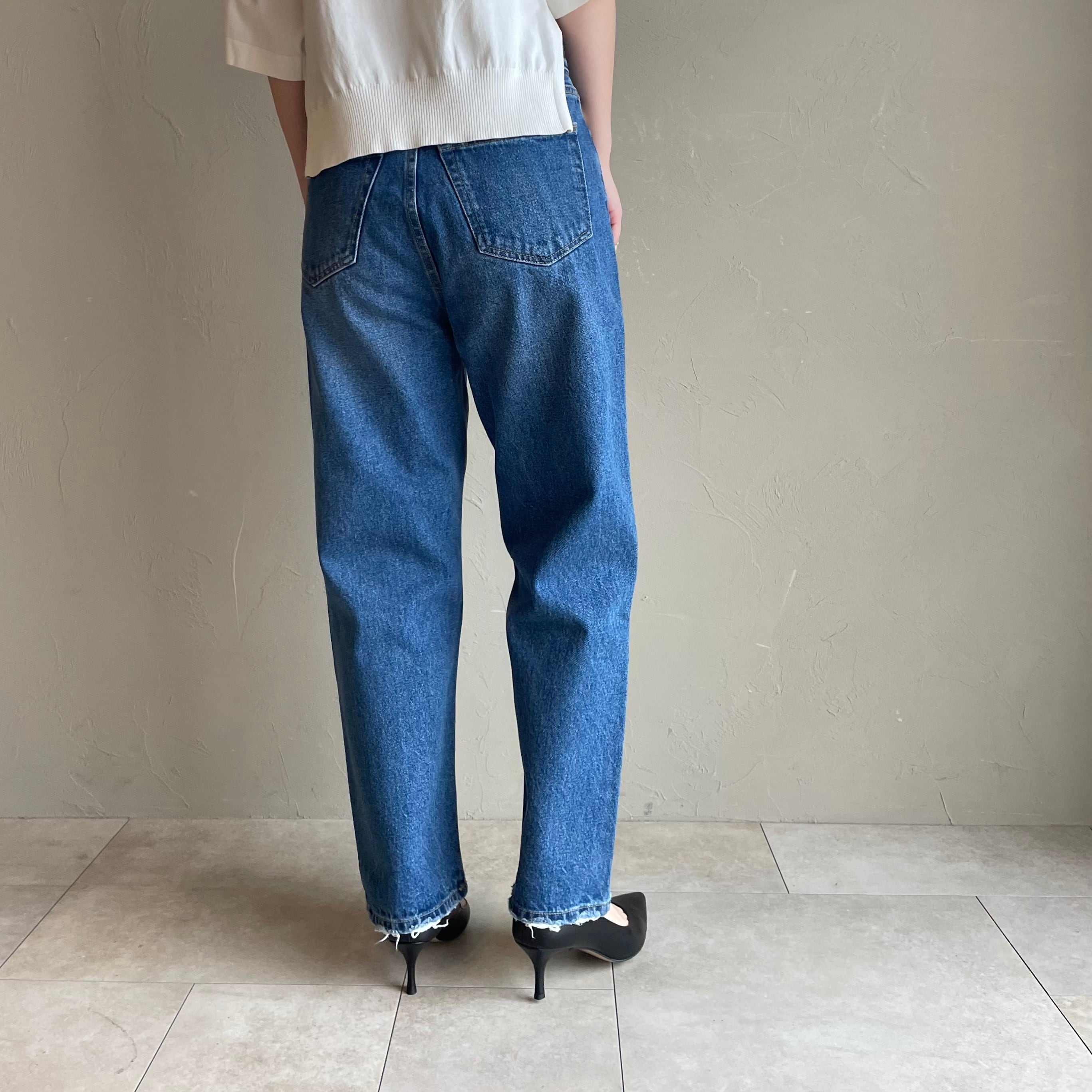 YENN 】- Y231-31013QU -DAMAGED DENIM PANTS | valance 福井