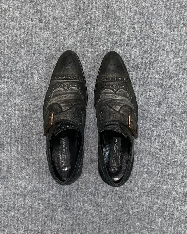 【Dolce & Gabbana】Pointed toe leather shoes/ kyoto store