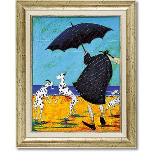 サムトフト「ジャックの海岸で」Ｍサイズ ゲル加工アート アートフレーム 絵画 インテリア