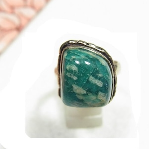天然石、ジャスパーのフルーサイズリング　 Costume Jewelry Sale 11774R