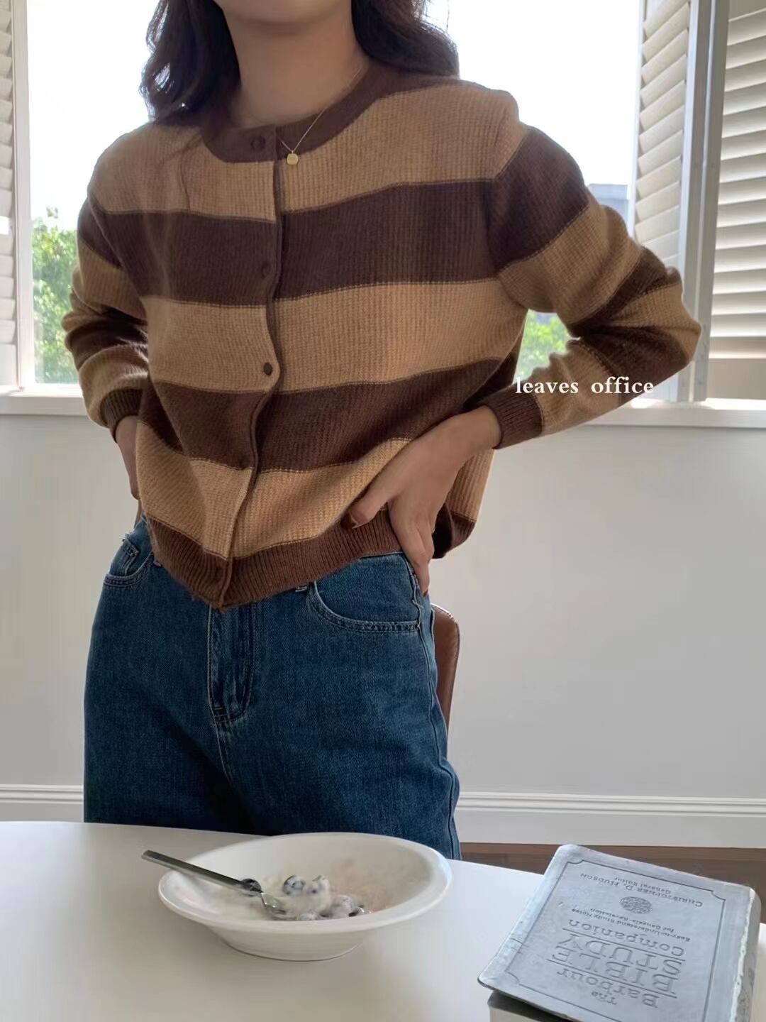 ボーダーニット AJ22085-207