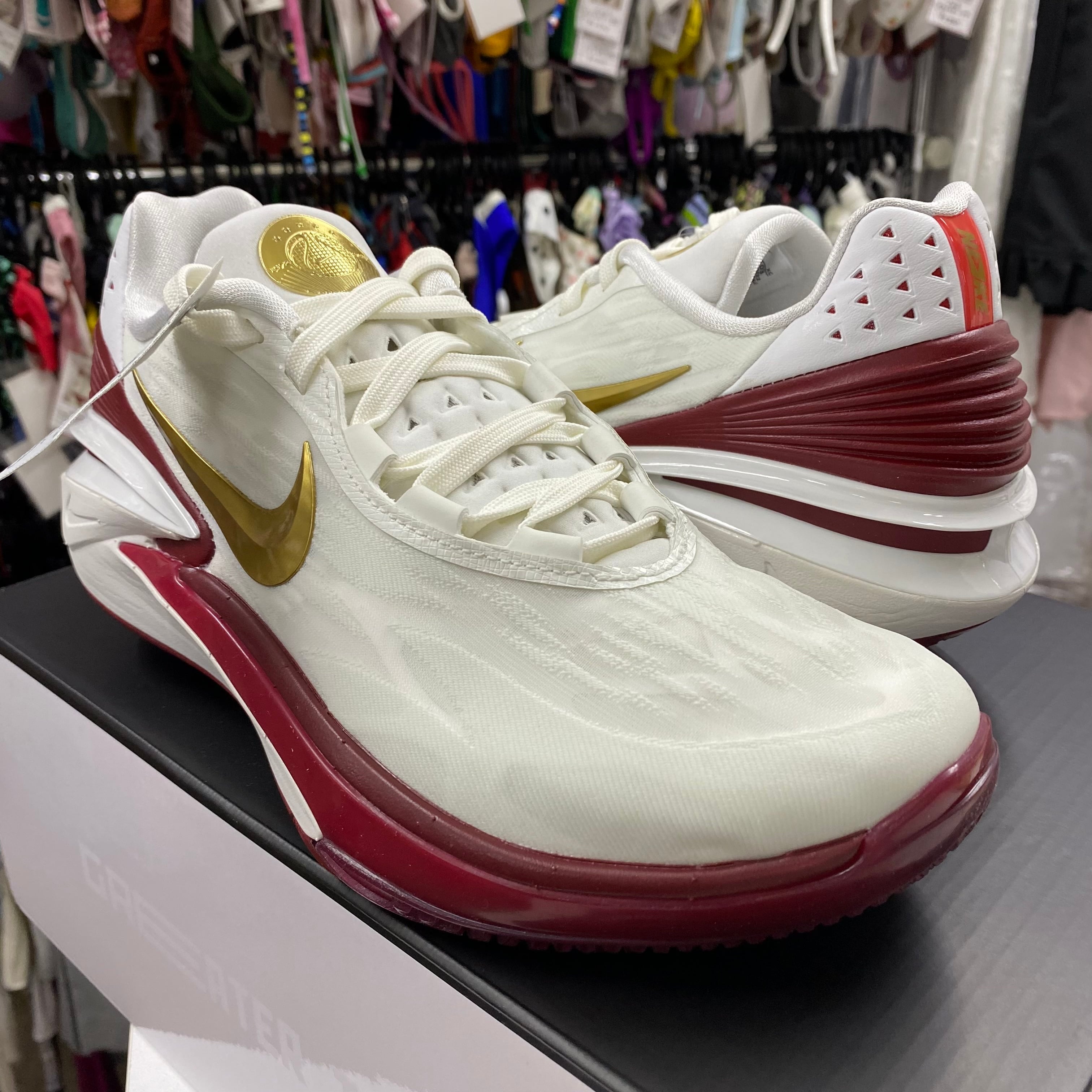 センチ / NIKE AIR ZOOM G.T.CUT 2 "SUMMIT WHITE /METALLIC GOLD