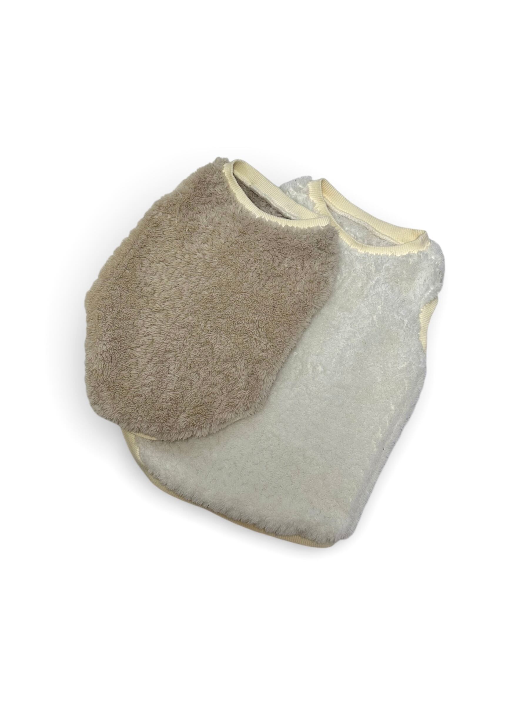 ボアトップス（白・モカ）