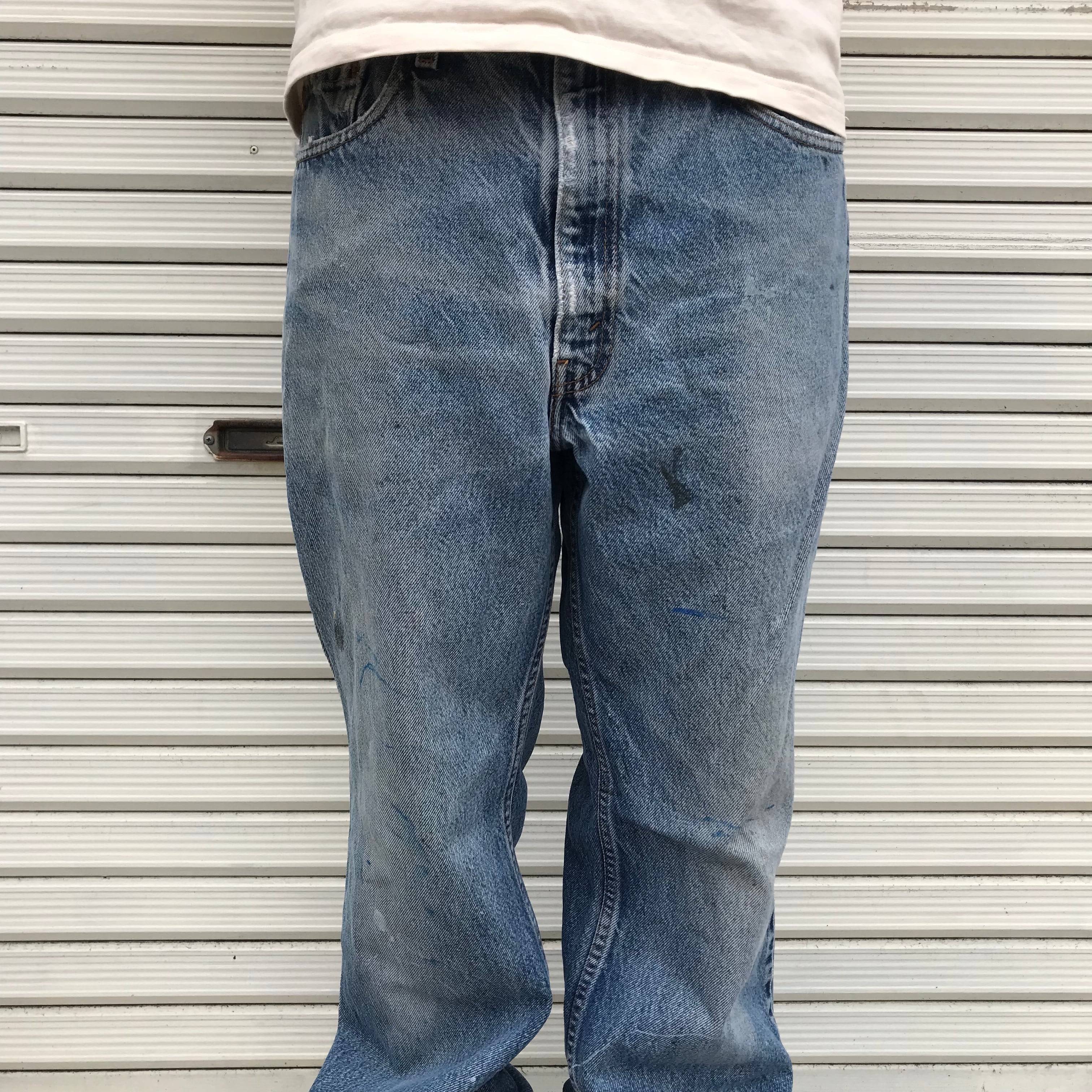 色落ち良好 90'ｓ USA製 Levis リーバイス 517 デニムパンツ サークル ...