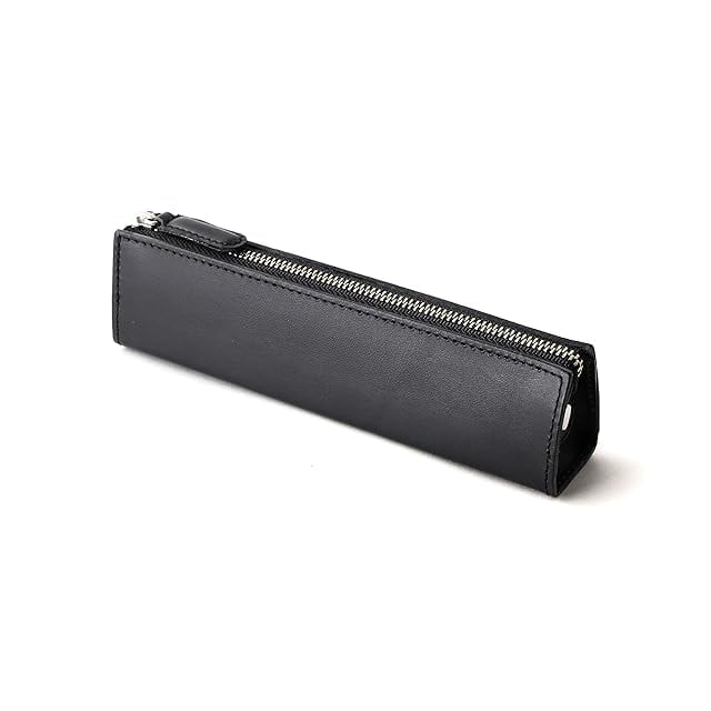 バハギア ペンケース コンパクト ラウンドジップ型 クレイジーホース