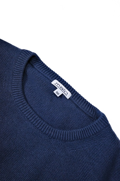 [2000’s]  "malo" Pure Cashmere Crew Neck Raglan Knit (made in Italy)