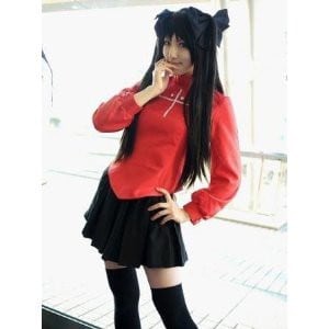 K308 Fate/zero Fate/stay night 遠坂凛私服 風 コスプレ衣装 cosplay