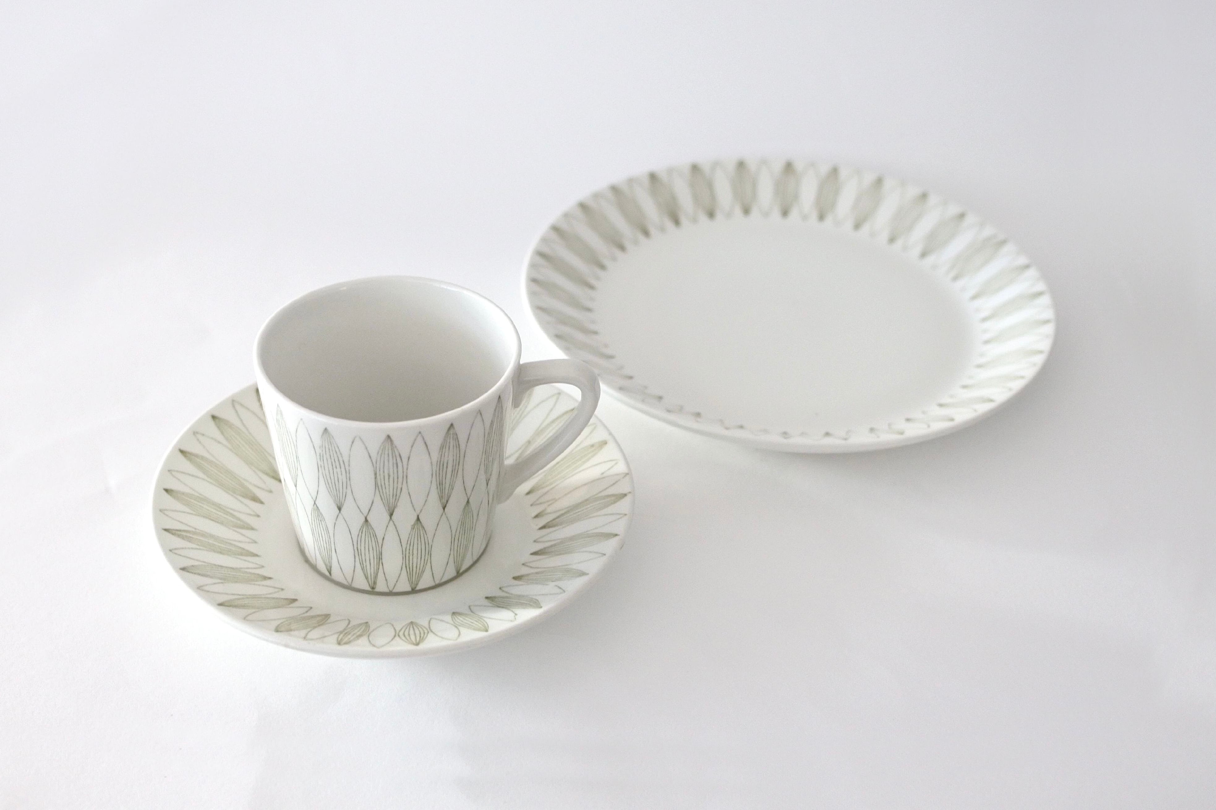 ARABIA Pajuパユ プレート カップ&ソーサー トリオ 2セット vintage