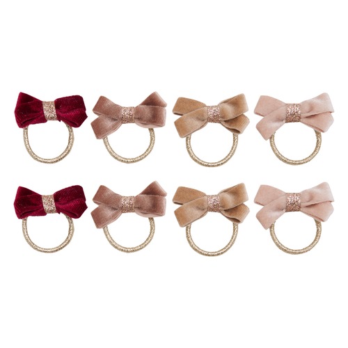 Glitter velvet bow hair ties_192131 04