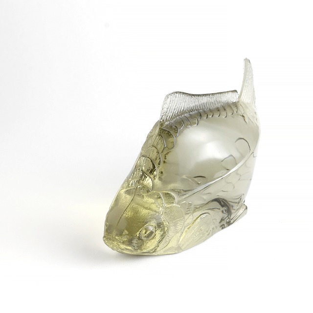 Kosta Boda コスタボダ Paul Hoff パウル・ホフ  WWF（絶滅危惧動物）Karp（コイ）のフィギュリン 北欧ヴィンテージ