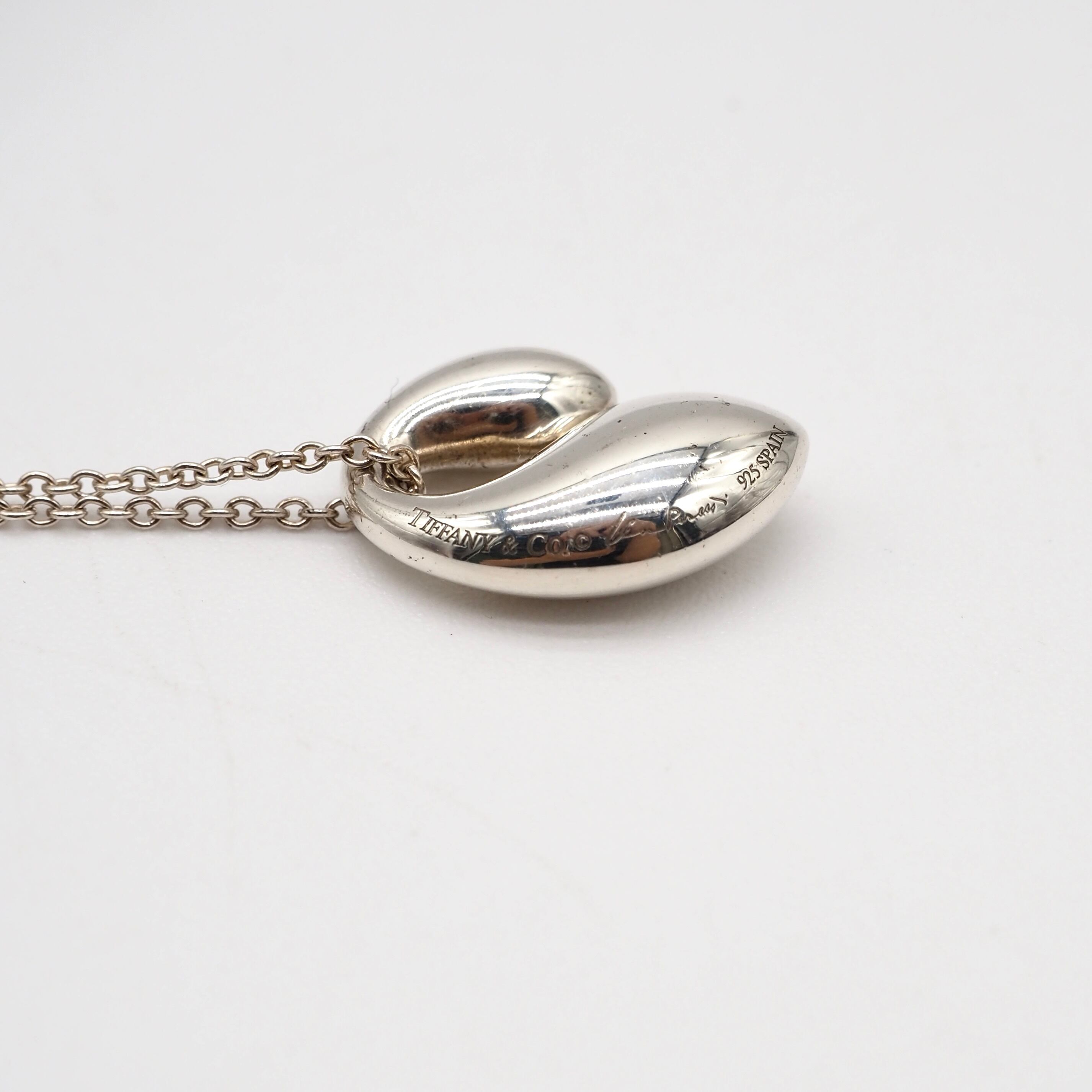 Tiffany&Co. ダブルティアドロップネックレス シルバー925