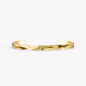 sculpted  bangle (gold)　#b70