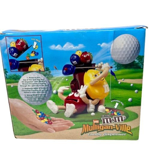 中古】【ほぼ新品】M&M's Mulligan Ville Candy Dispenser BOX入り