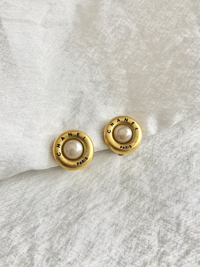 CHANEL シャネル イヤリング ゴールド ココマーク ラウンド vintage ヴィンテージ オールド 6diu8u