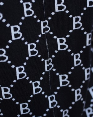 BELINDA MONOGRAM ZIP JACKET【BB25024】