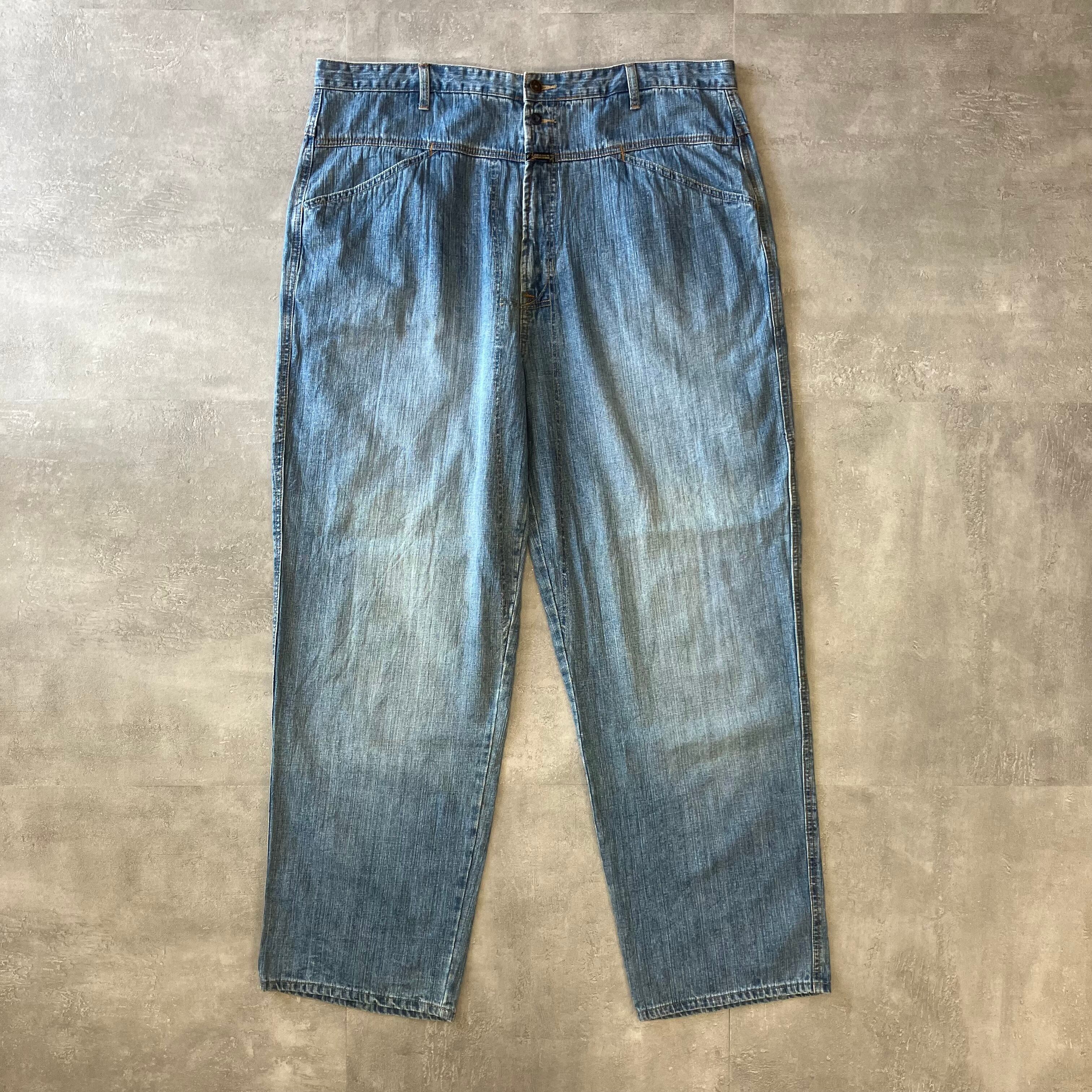 《実寸w43l33》MARITHE + FRANCOIS GIRBAUD デニムパンツ サイドポケット 42M No.2053