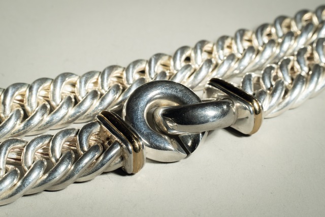 Vintage Tiffany & Co  & Heavy Curb Link Chain Necklace