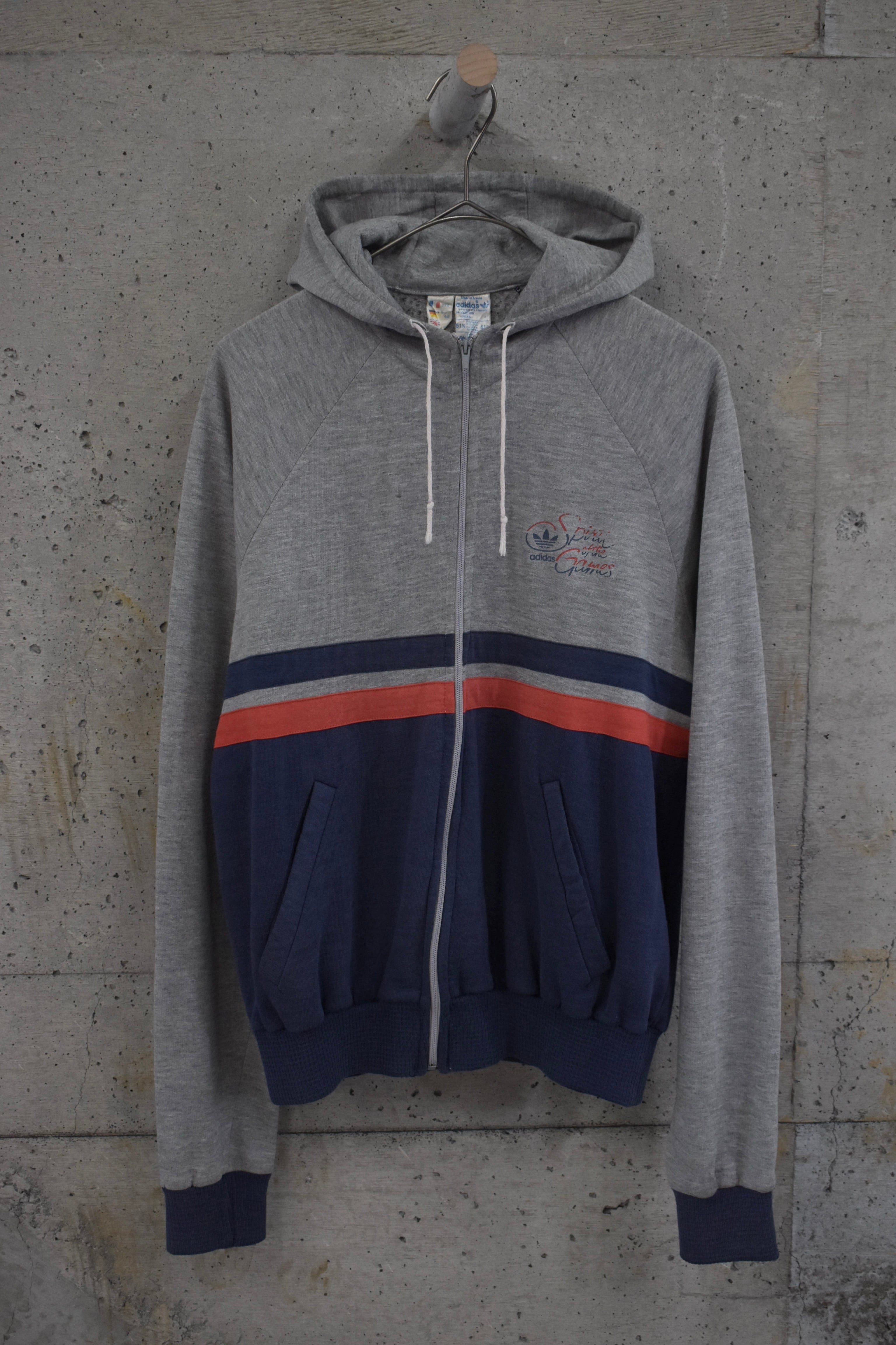 A dorky gray hoodie