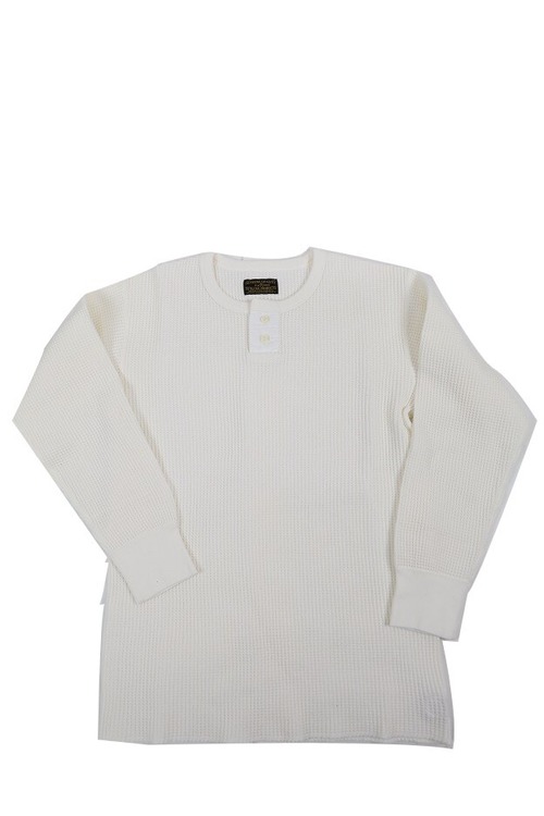 MOUNTAIN JAM & Co. (マウンテンジャム＆コー) WAFFLE LONG SLEEVE SHIRTS　 ～WAFFLE HENLEY～
