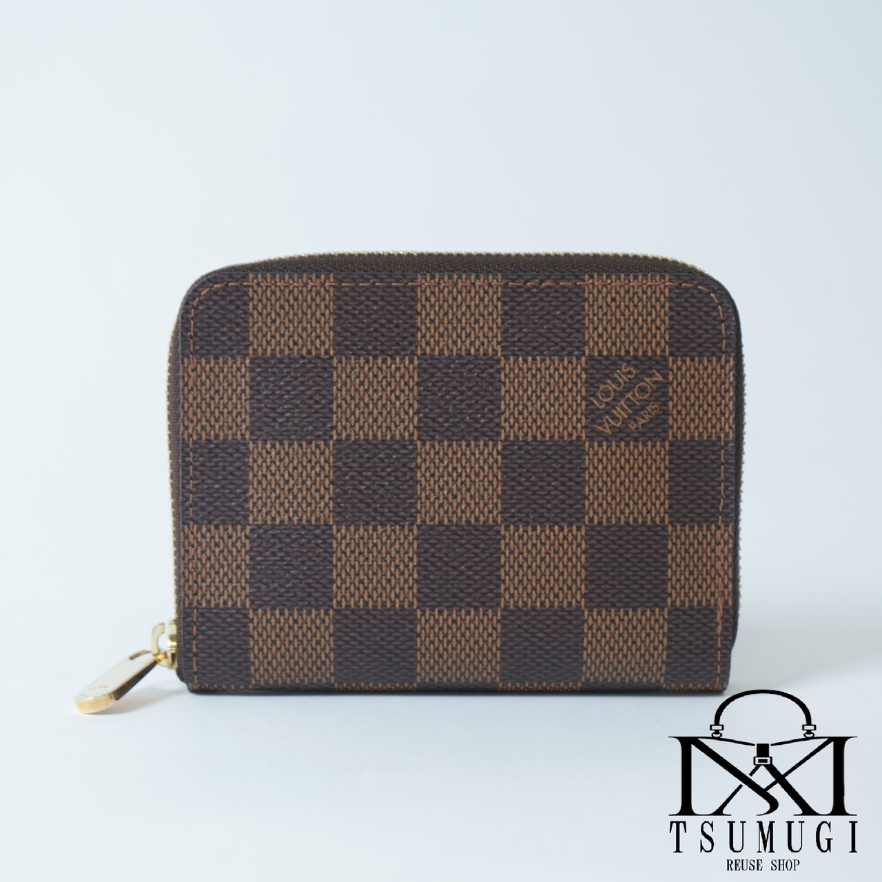 LOUIS VUITTON ルイヴィトン ダミエ ジッピー コインパース コインケース N63070 ブラウン
