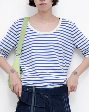 1990s JIL SANDER - stripe tee