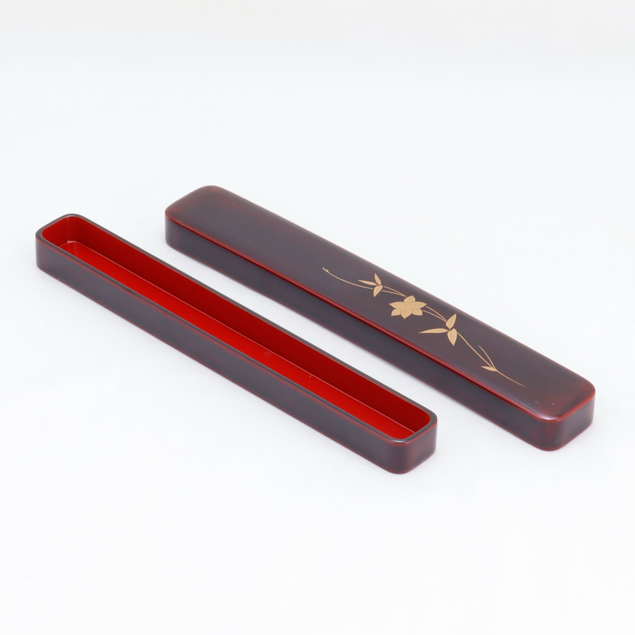 825 輪島塗 万年筆ケース／溜塗／鉄線蒔絵 | 輪島塗 加藤漆器店 公式