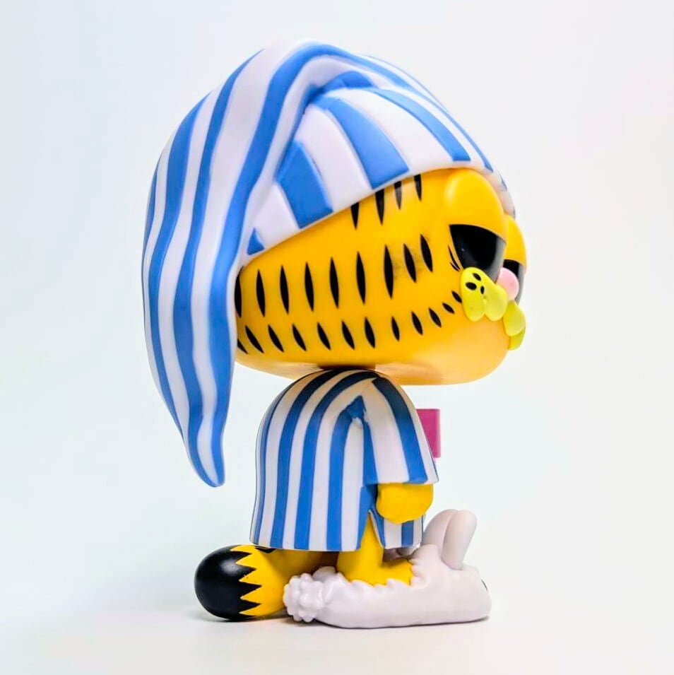 ☆US直輸入☆ FUNKO 【 POP! COMICS VINYL FIGURE GARFIELD WITH MUG ( ガーフィールド パジャマ マグ )】 ビニールフィギュア〚アメリカン雑貨 アメトイ〛