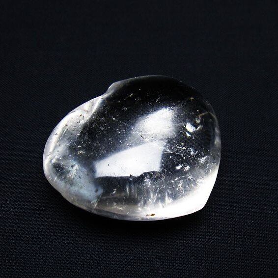 水晶 ハート置物 一点物 145-1448