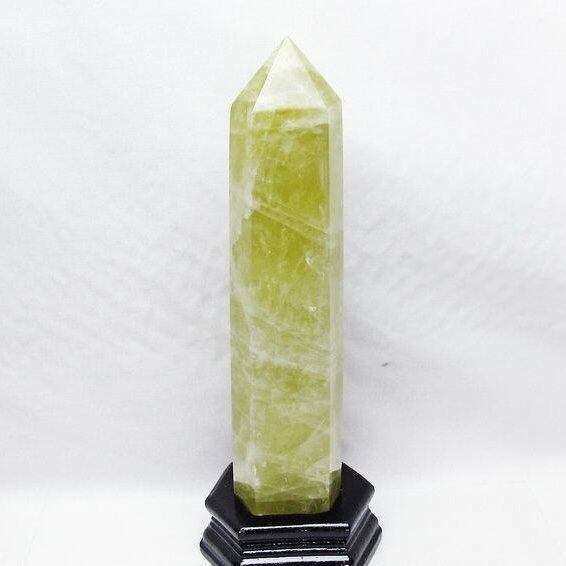 1.5Kg シトリン 六角柱 シトリンクォーツ ポイント 台座付属 一点物 152-4126