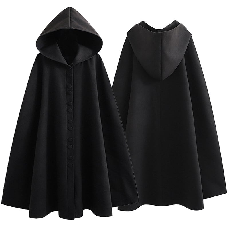 ♥黒のビッグフードマント！【Opokシリーズ】☆マントコート☆ ユニ