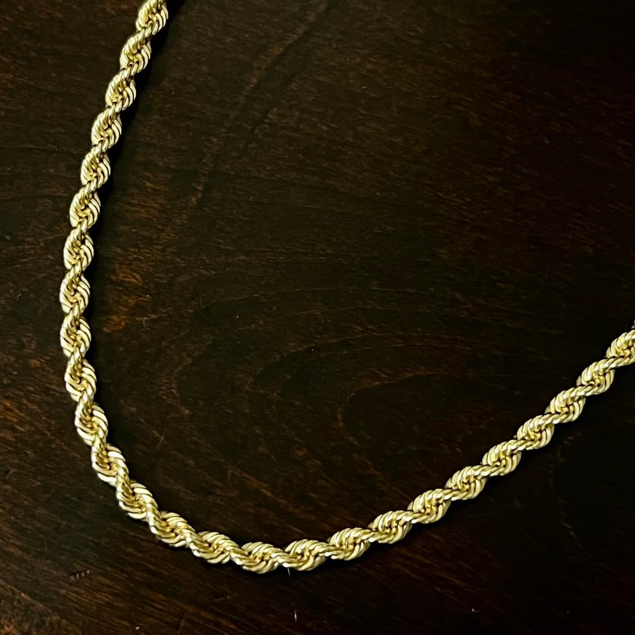 VINTAGE TIFFANY & CO. 14K Gold Twist Rope Necklace | ヴィンテージ